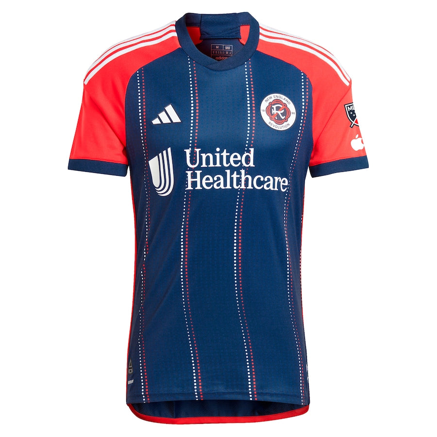 New England Revolution adidas 2024 Boston Tea Party Authentic Custom Jersey – Navy