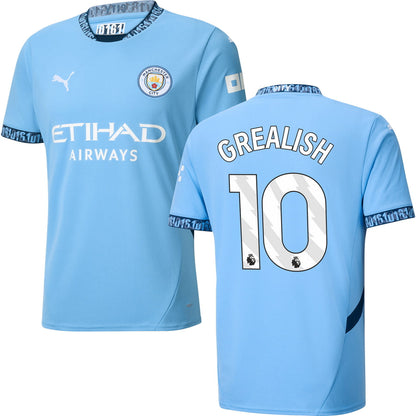 Manchester City Home Jersey Stadium 2024/25 Adults