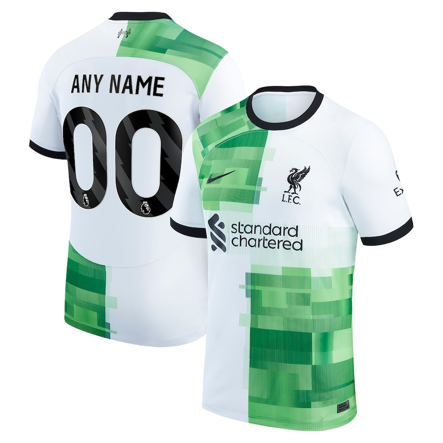 Liverpool Nike 2023/24 Away Custom Jersey - White