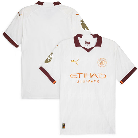 Manchester City Puma 2023/24 Away  Jersey - White