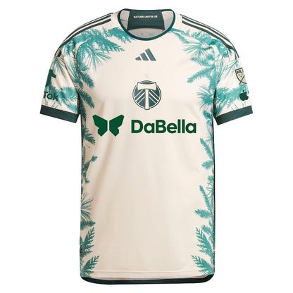 Portland Timbers adidas 2024 Nature Unites Authentic Custom Jersey – Tan