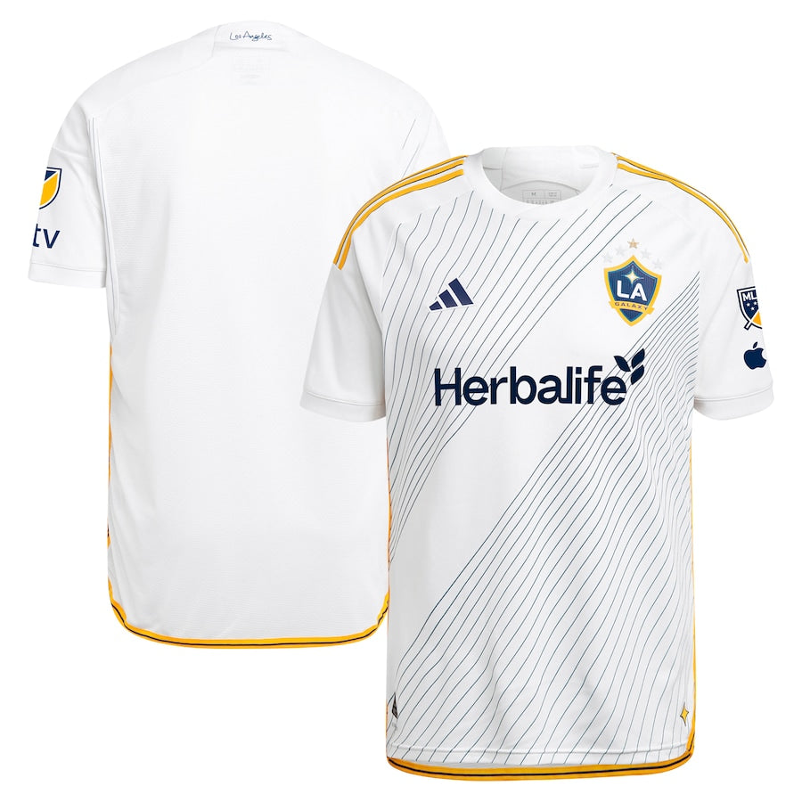 LA Galaxy adidas 2024 Angeleno Kit Authentic Jersey - White