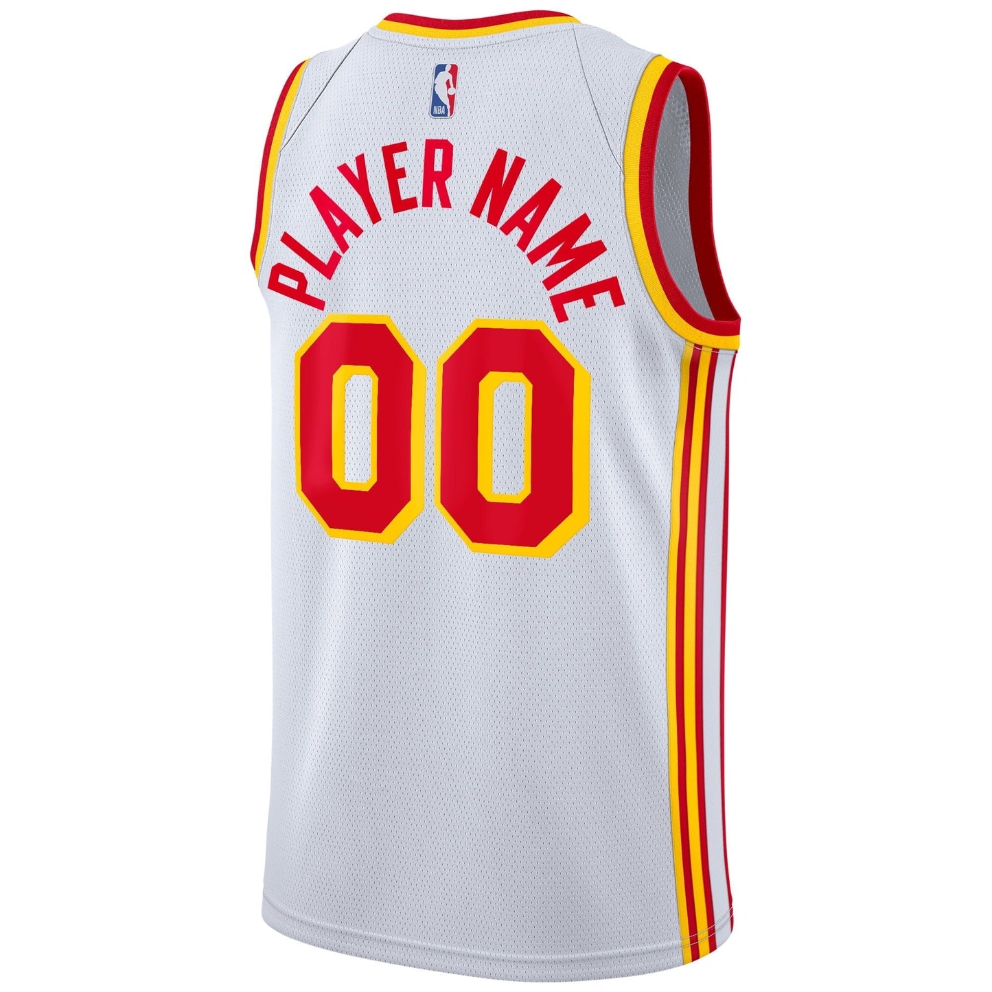 Atlanta Hawks Nike 2020/21 Swingman Custom Jersey - Association Edition - White