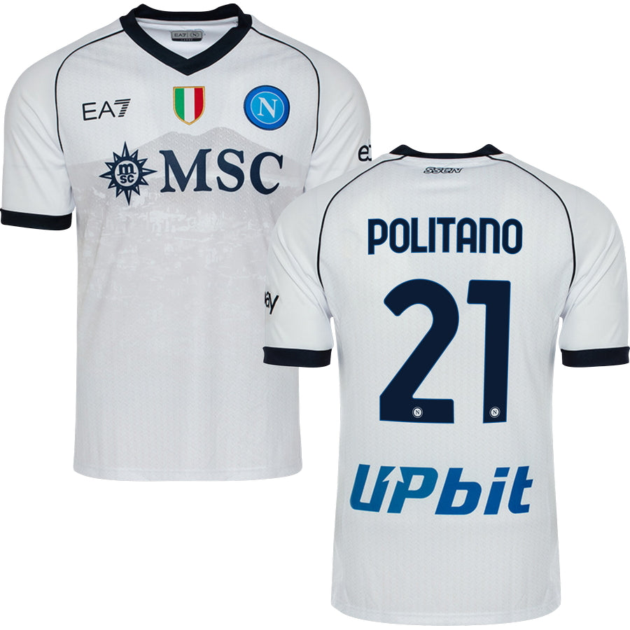 Napoli SSC Away Jersey Stadium 23/24 Men`s