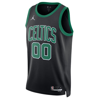 Boston Celtics Jordan Brand Unisex 2022/23 Swingman Custom Jersey - Statement Edition - Black