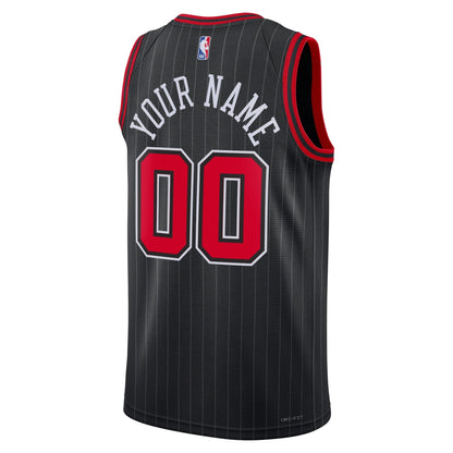 Chicago Bulls Jordan Brand Unisex 2022/23 Swingman Custom Jersey - Statement Edition - Black