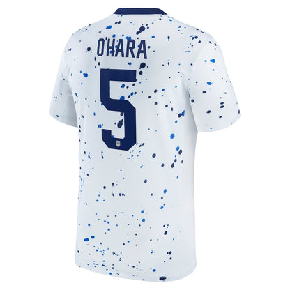 Kelley O'Hara USWNT Nike 2023 Home  Player Jersey - White