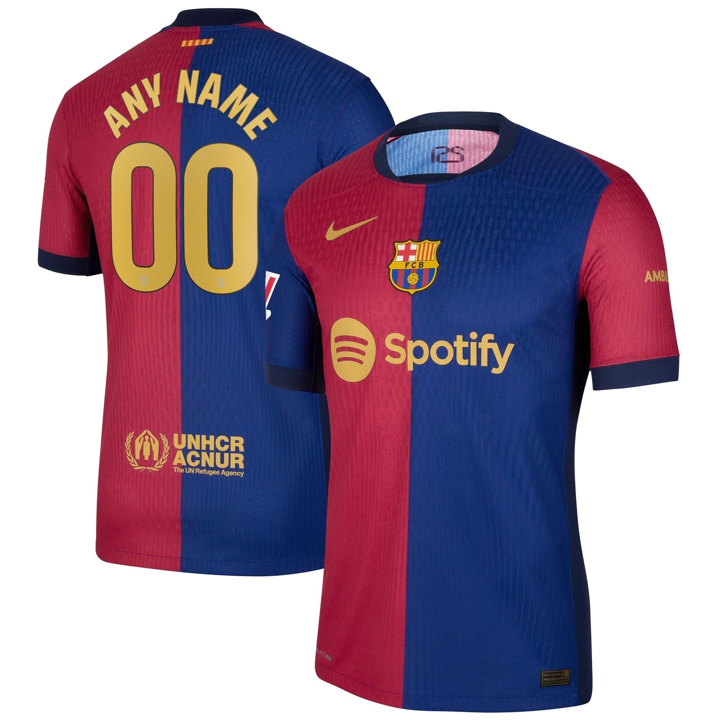 Barcelona Nike 2024/25 Home Custom Jersey - Royal