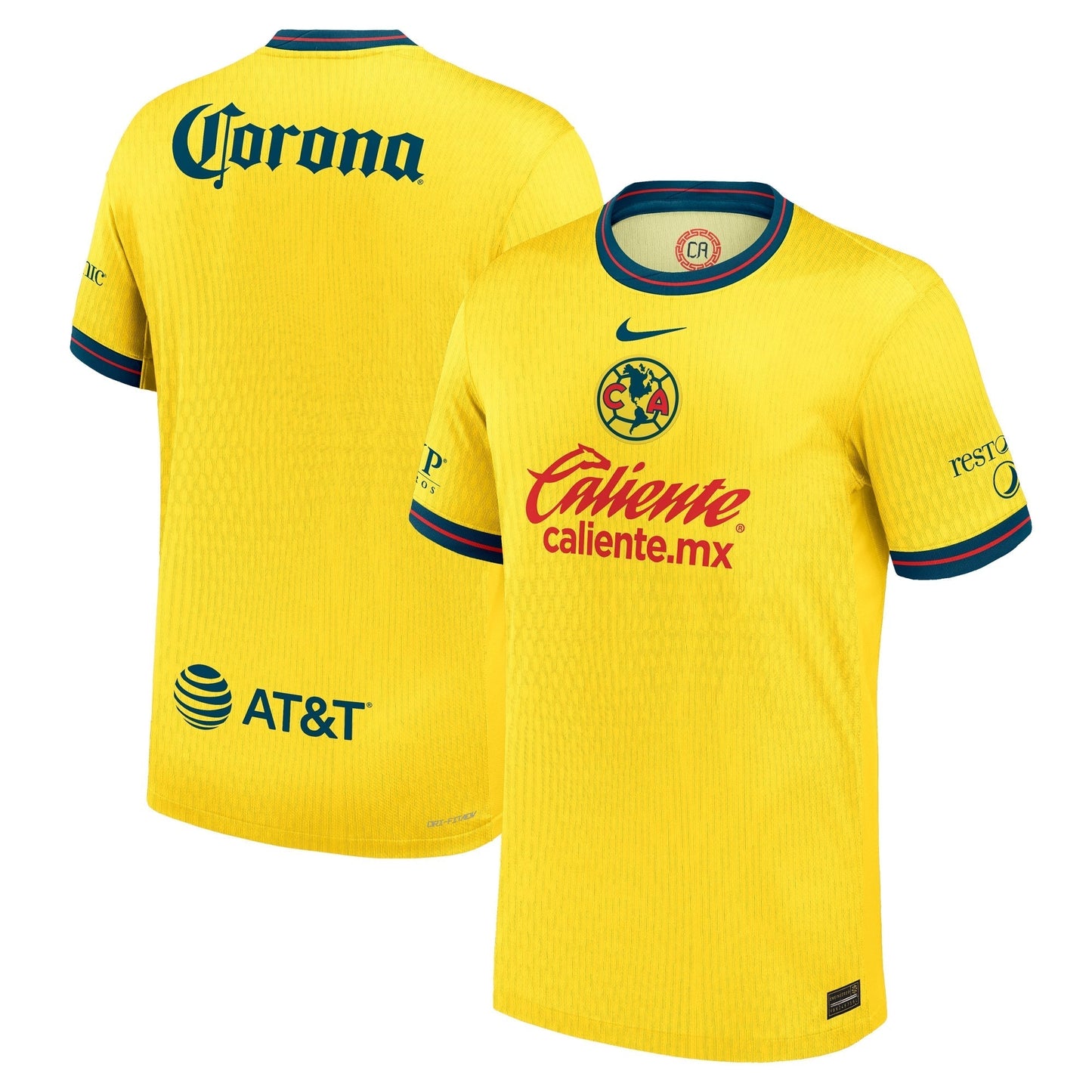 Club America Nike 2024/25 Home Jersey - Yellow