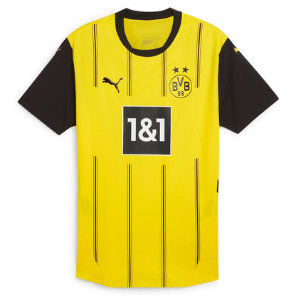 Borussia Dortmund Puma 2024/25 Home Custom Jersey - Yellow