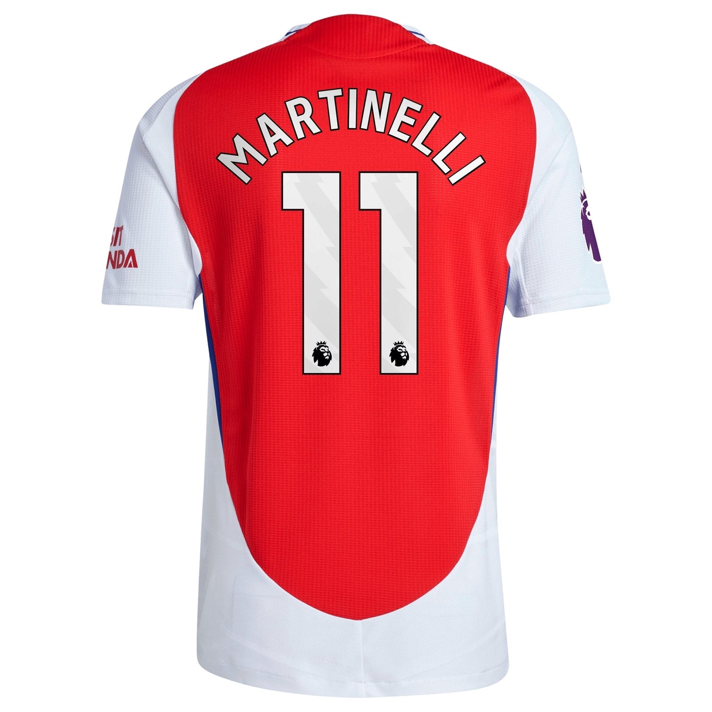 Gabriel Martinelli Arsenal adidas 2024/25 Home Player Jersey – Red