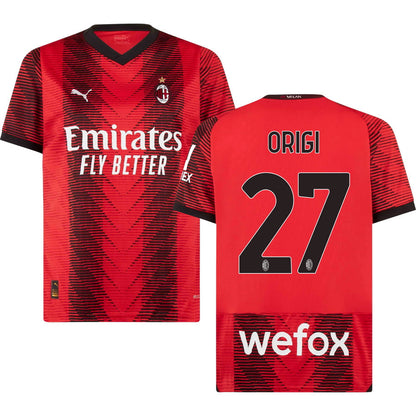 Milan AC Home Jersey 2023/24 Men`s