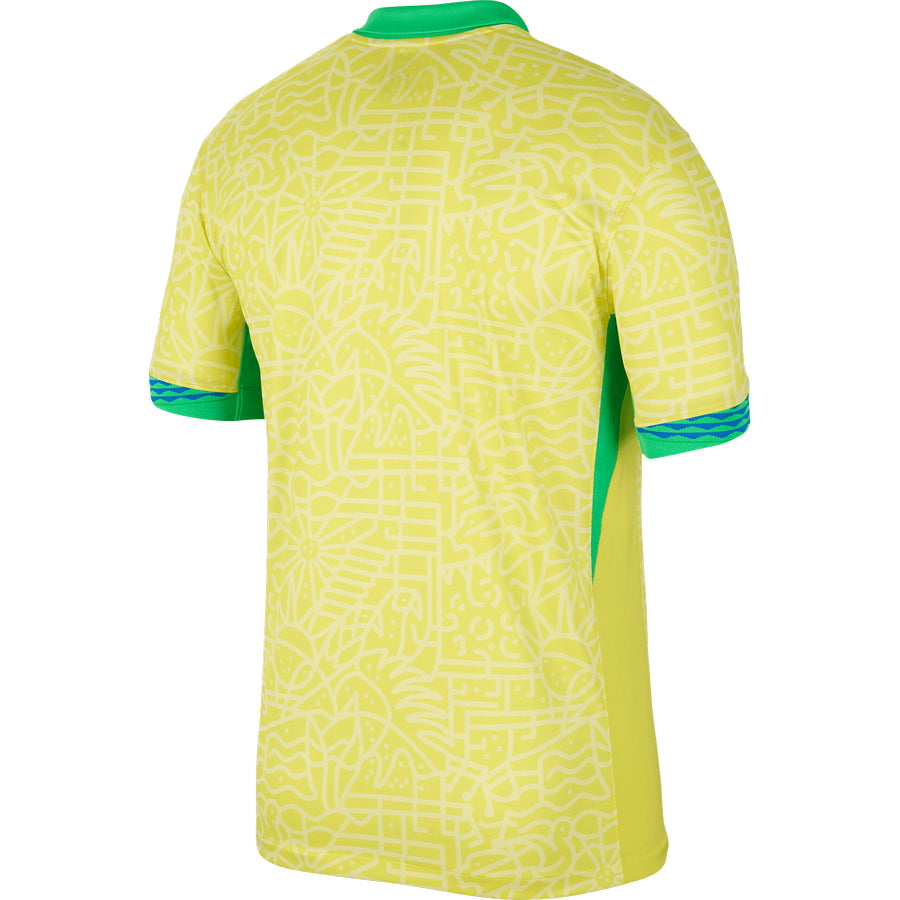 Brazil Home Stadium Jersey 2024 Men`s COPA AMERICA