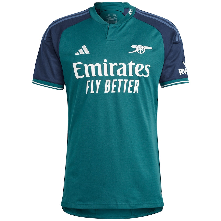 Declan Rice Arsenal adidas 2023/24 Third Player Jersey - Green