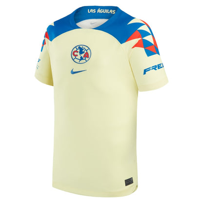 Alejandro Zendejas Club America Nike  Home 2023/24  Jersey - Yellow