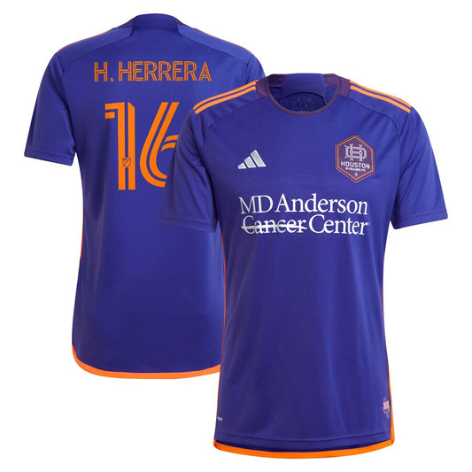 Héctor Herrera Houston Dynamo FC adidas 2024 Still Holdin'  Player Jersey – Purple