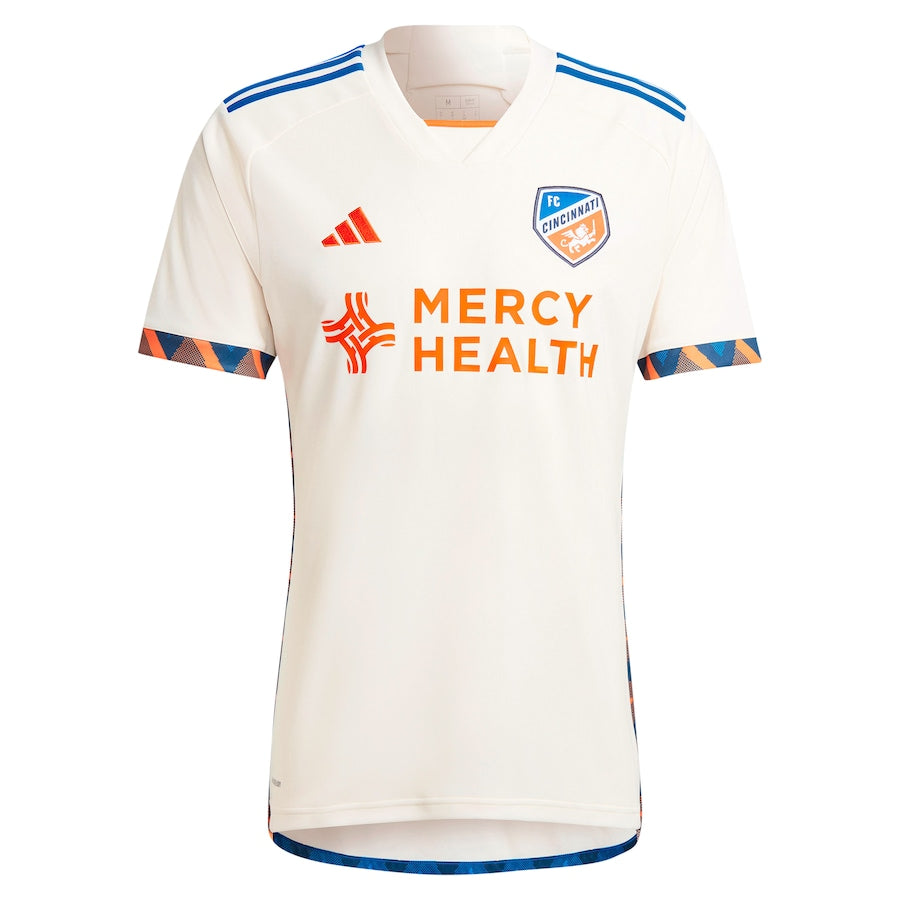 FC Cincinnati adidas 2024 The Canvas Kit  Custom Jersey - White