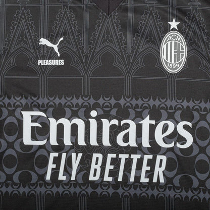 Milan AC x Pleasures Dark Version Jersey 2023/24 Men`s