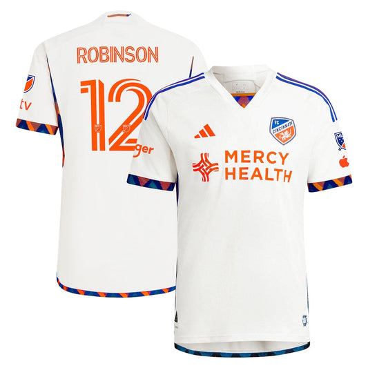 Miles Robinson FC Cincinnati adidas 2024 The Canvas Kit Authentic Player Jersey - White