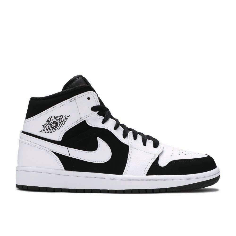 Air Jordan 1 Retro Mid ‘Tuxedo’ Unfading Sneaker