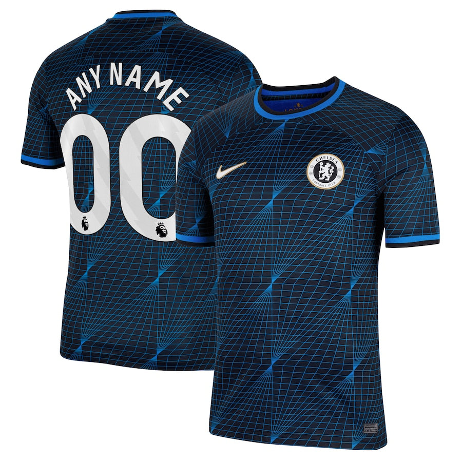 Chelsea Nike 2023/24 Away Stadium Custom Jersey - Navy