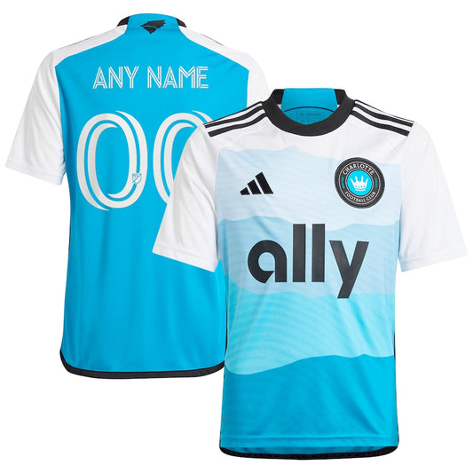 Charlotte FC adidas  2024 The Carolina Kit: Explore Custom  Jersey - Blue