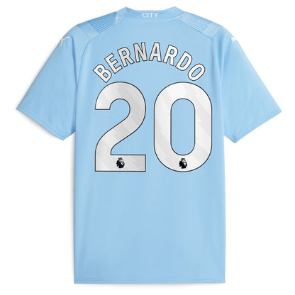 Bernardo Silva Manchester City Puma 2023/24 Home Player Jersey - Sky Blue