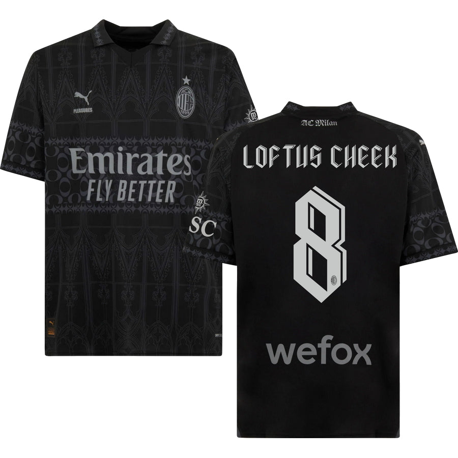 Milan AC x Pleasures Dark Version Jersey 2023/24 Men`s