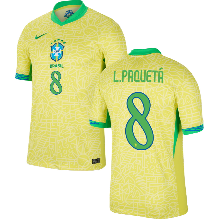 Brazil Home Stadium Jersey 2024 Adults COPA AMERICA