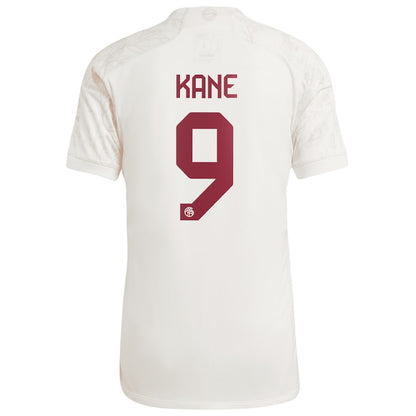 Harry Kane Bayern Munich adidas 2023/24 Third  Player Jersey - White