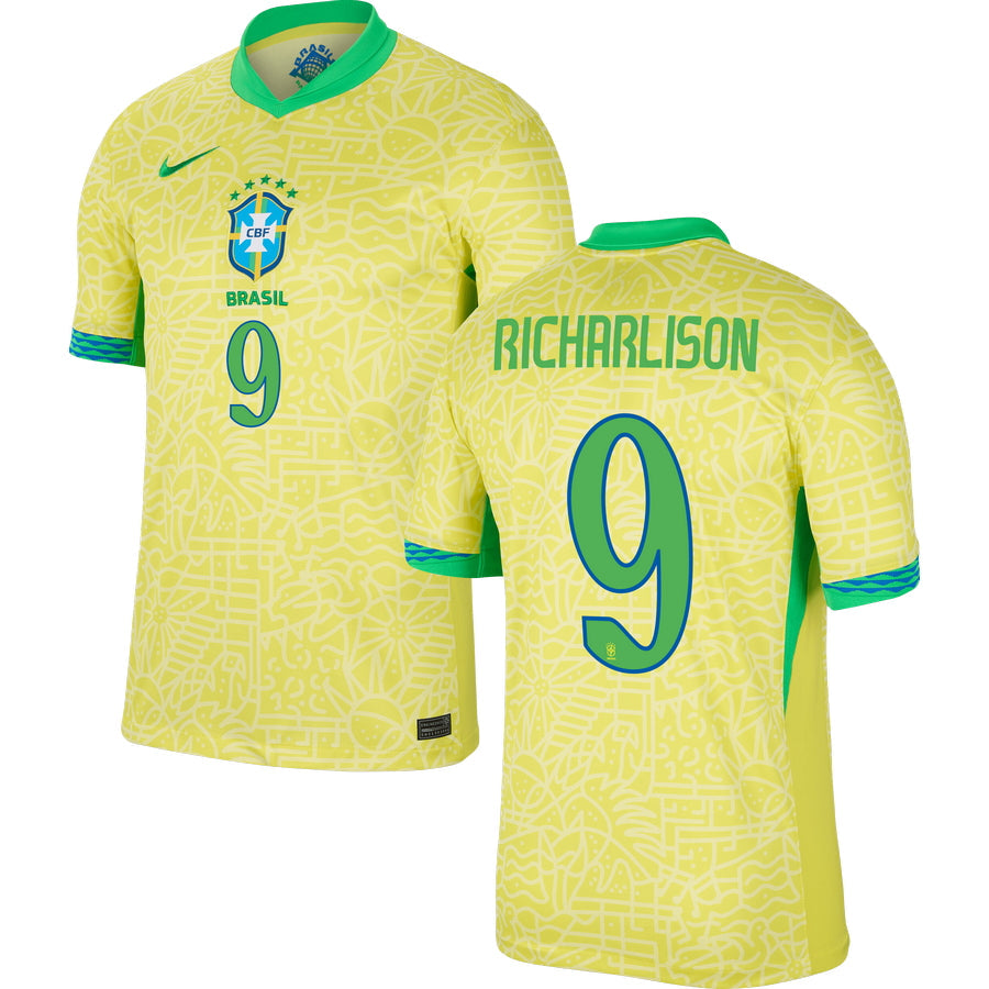 Brazil Home Stadium Jersey 2024 Adults COPA AMERICA