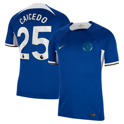 Moisés Caicedo Chelsea Nike 2023/24 Away Stadium  Player Jersey - Navy