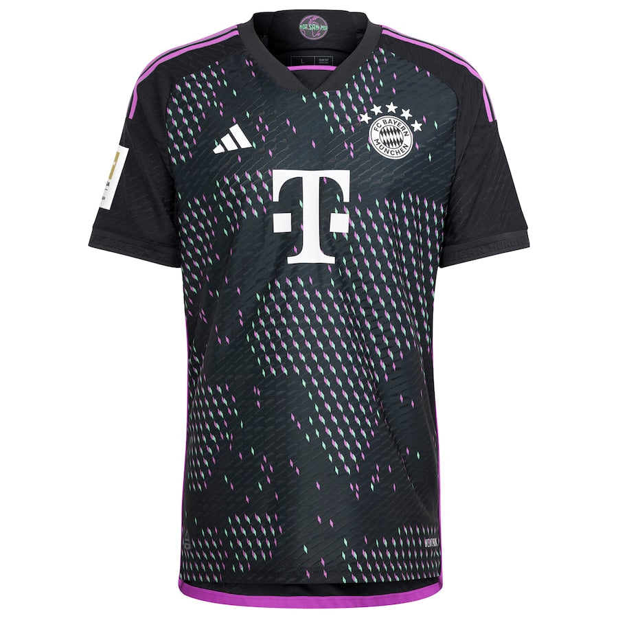 Jamal Musiala Bayern Munich adidas 2023/24 Away Player Jersey - Black