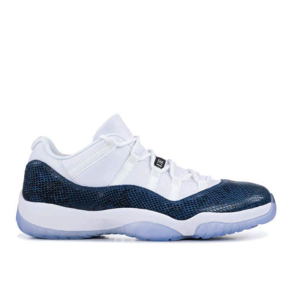 Air Jordan 11 Retro Low ‘Navy Snakeskin’ 2019 Unfading Sneaker