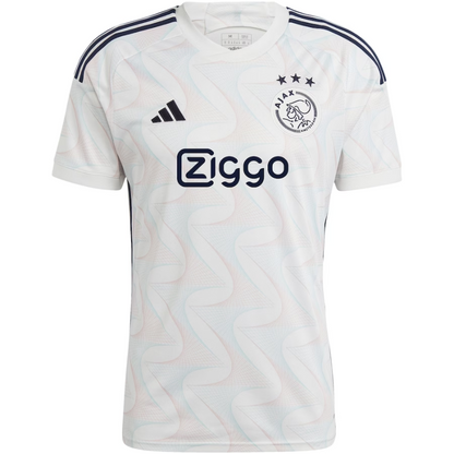 Ajax Away Adidas 2023-24 Custom Jersey - White