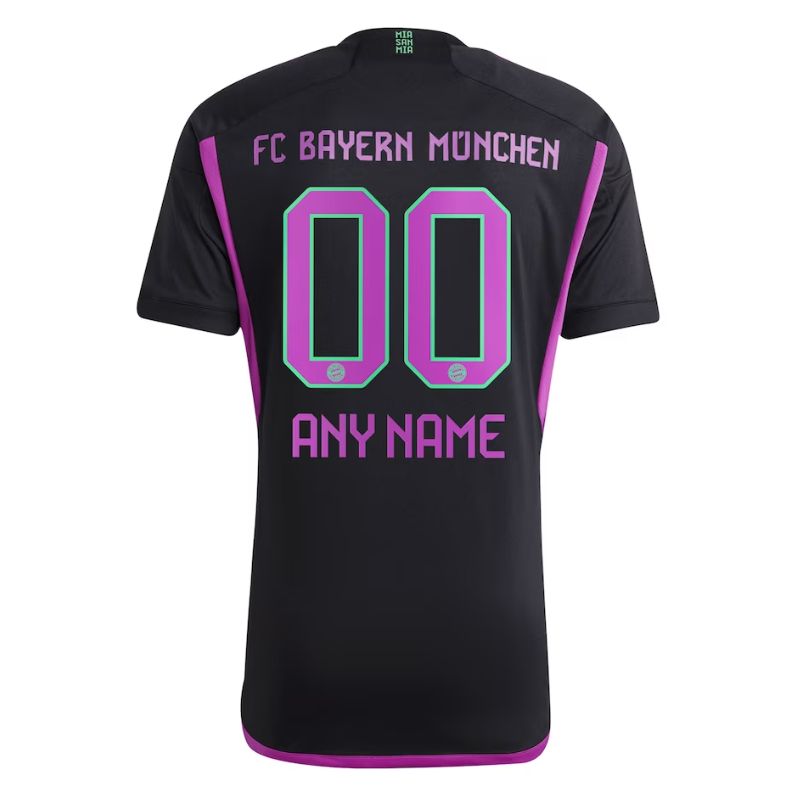 Bayern Munich 2023/24 Away Custom Jersey - Black.