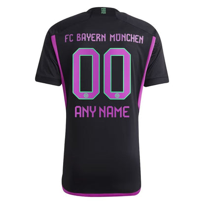 Bayern Munich 2023/24 Away Custom Jersey - Black.