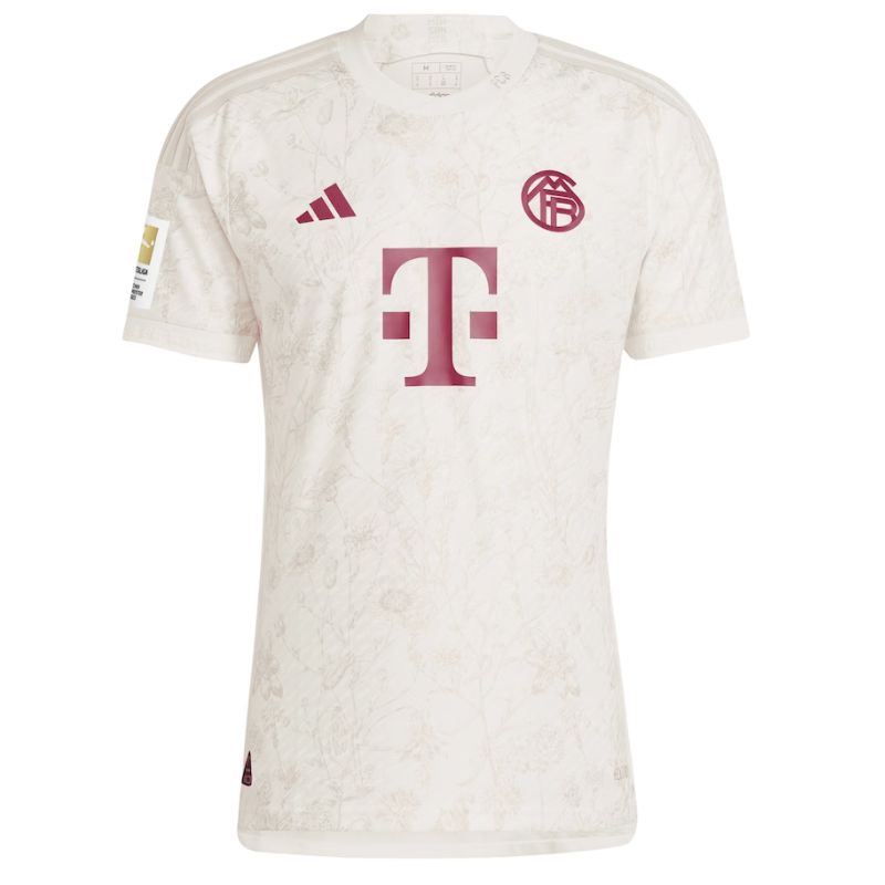 Leroy Sané Bayern Munich Shirt 2023/24 Third Jersey - White