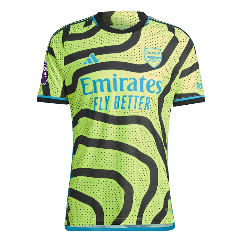 Bukayo Saka Arsenal Shirt 2023/24 Away Player Jersey - Yellow