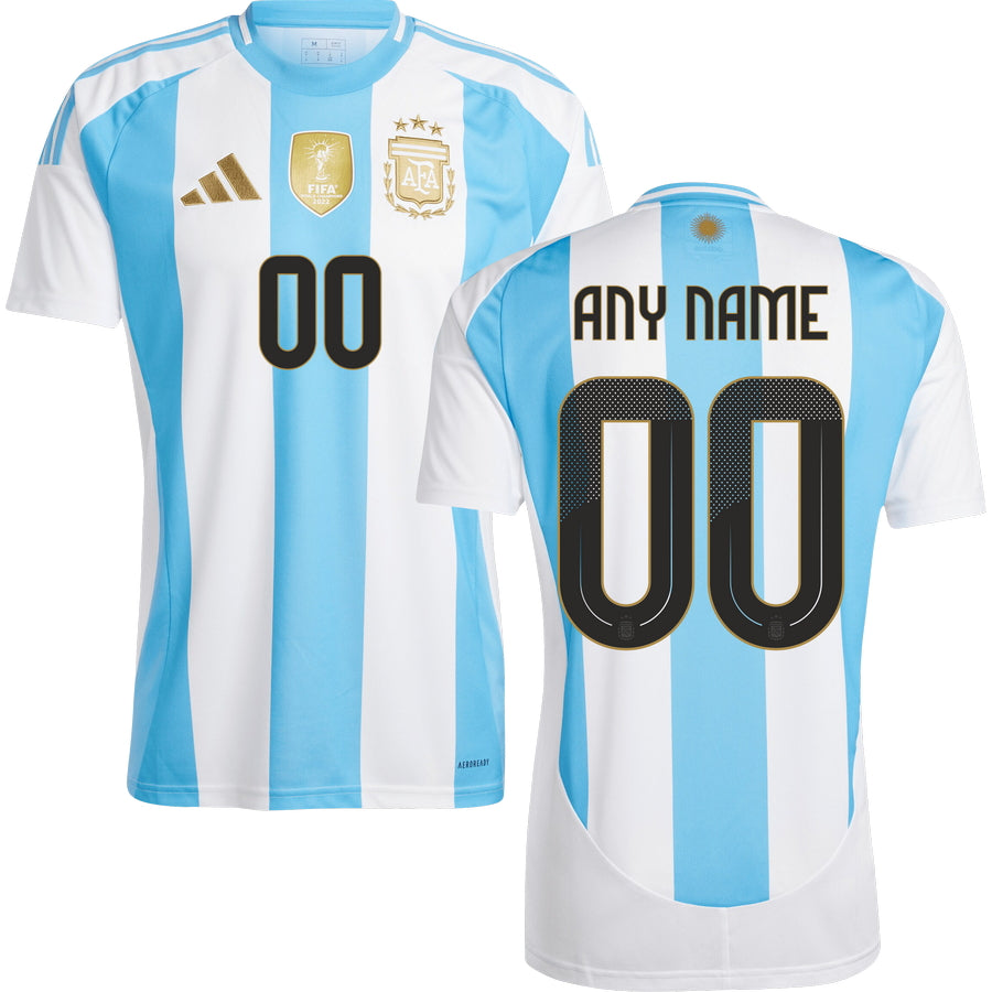 Argentina Home Stadium Jersey 2024 Men`s COPA AMERICA