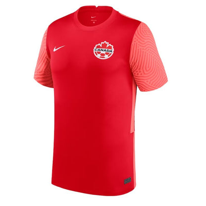 Canada Soccer Shirt Home Custom Jersey - Red