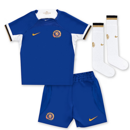 Chelsea Home Kit 2023-24 - Little Kids Custom Jersey - Blue