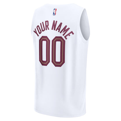 Cleveland Cavaliers Fanatics Fast Break Custom Jersey - Association Edition - White