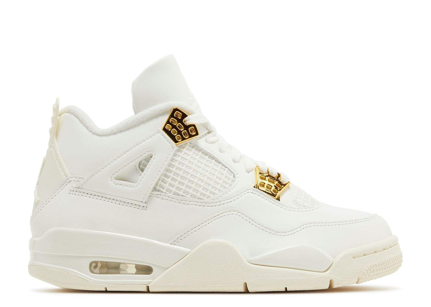 Wmns Air Jordan 4 Retro Metallic Gold Unfading Sneaker