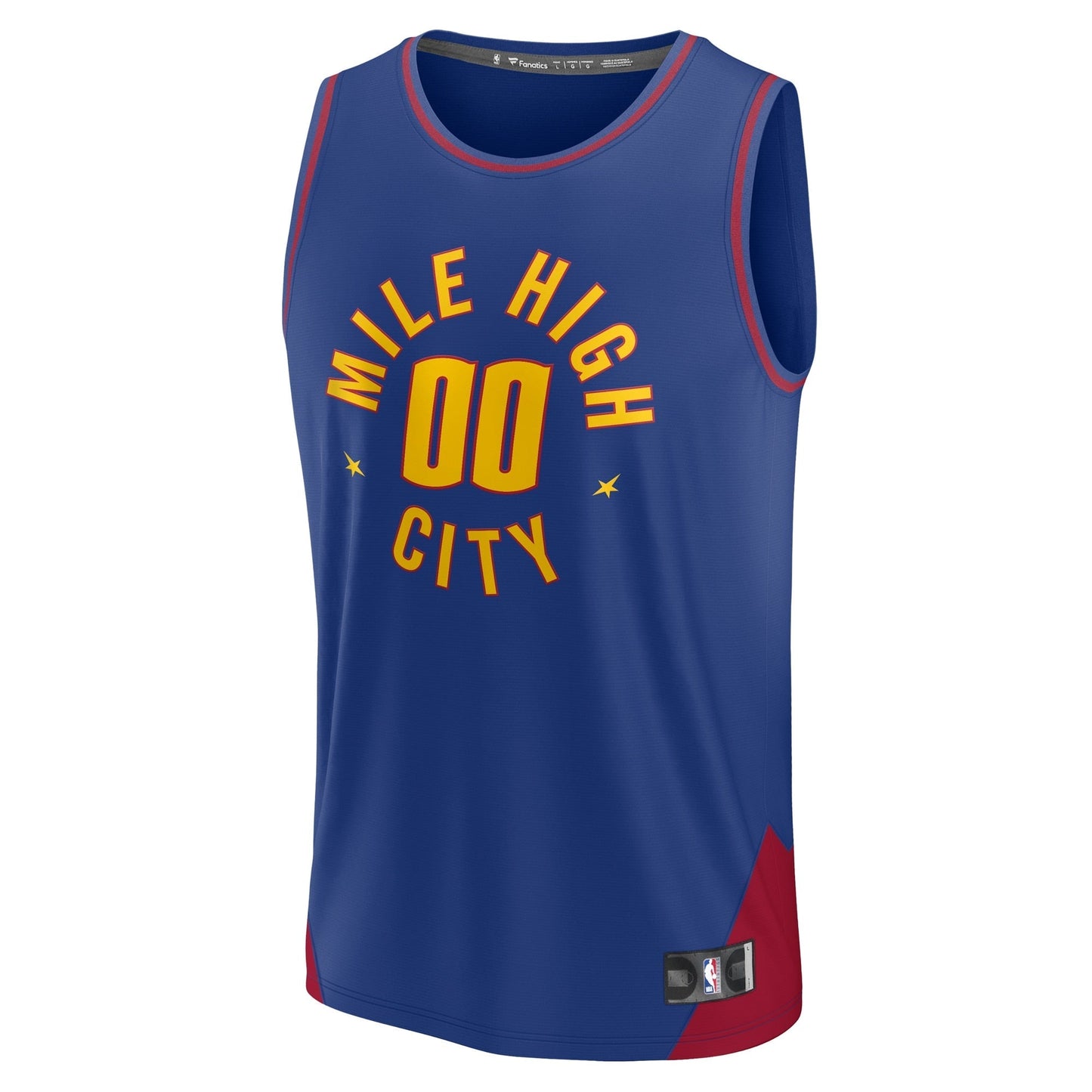 Denver Nuggets Fanatics 2022/23 Fast Break Custom Jersey - Blue - Statement Edition