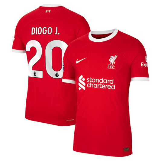 Diogo Jota Liverpool Shirt 2023/24 Home Player Jersey - Red