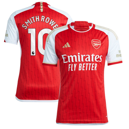 Emile Smith Rowe Arsenal Shirt 2023/24 Home Player Jersey - Red