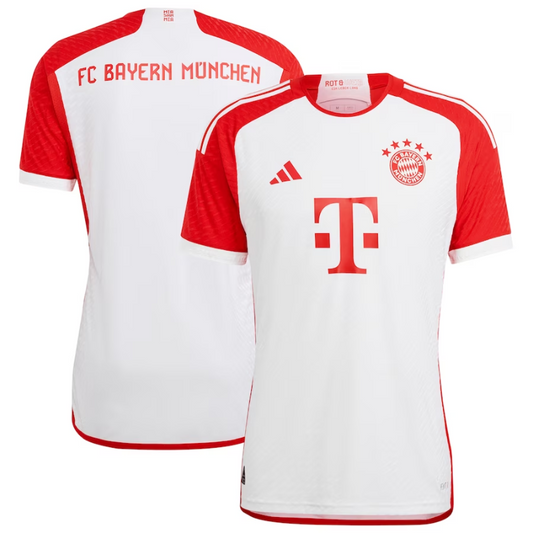 FC Bayern Team Home Shirt 2023-24 Custom Jersey - White