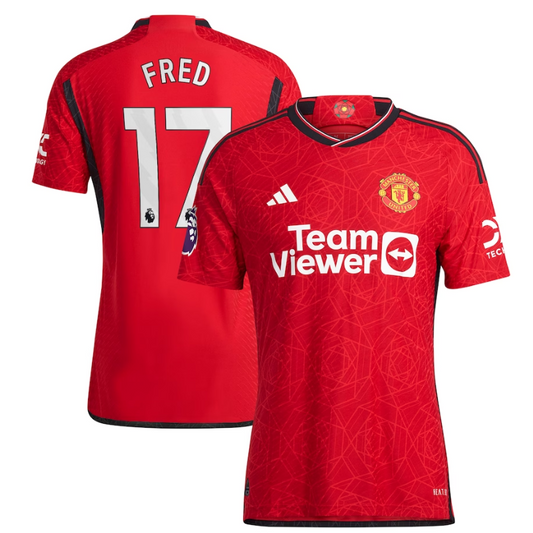 Fred Manchester United Shirt 2023/24 Home Player Jersey - Red