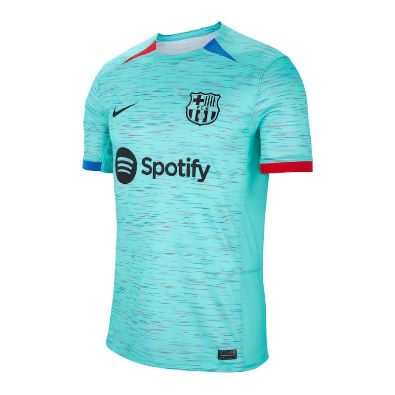 Gavi Barcelona 2023/24 Third Jersey - Aqua